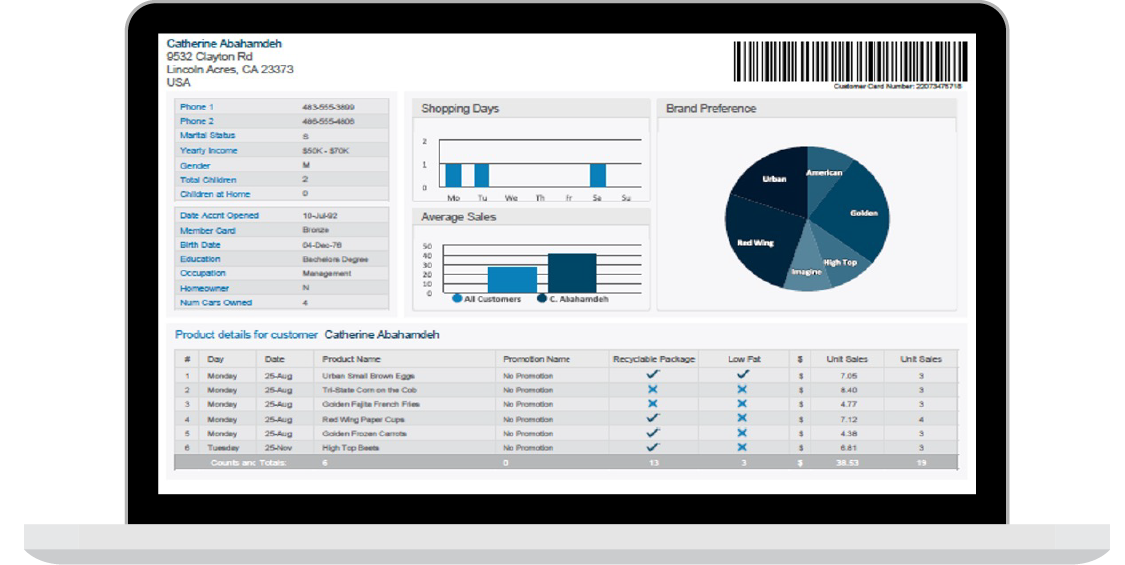 Paginated Reports Example