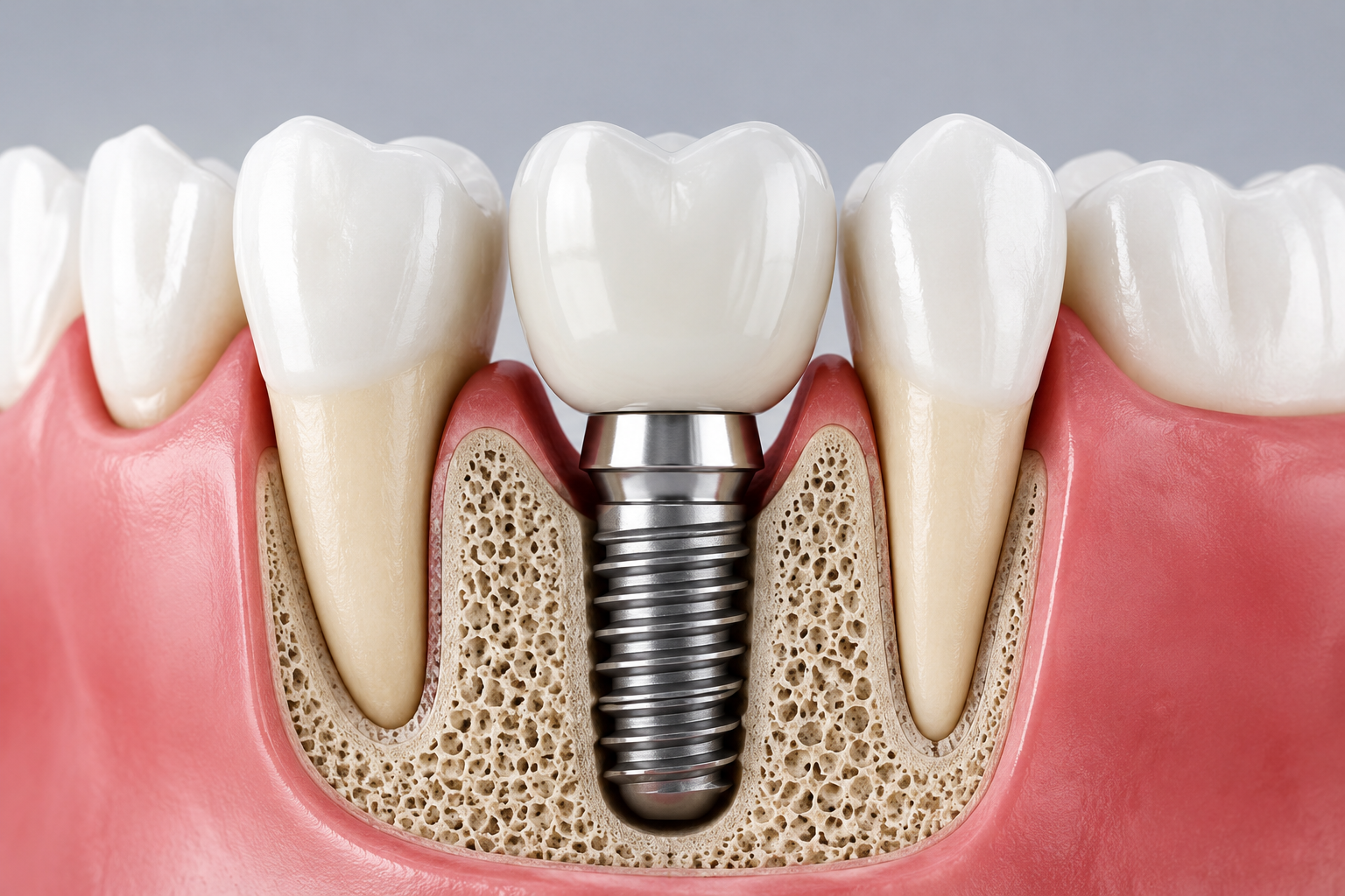 Dental implant treatment at our Antalya partner clinic