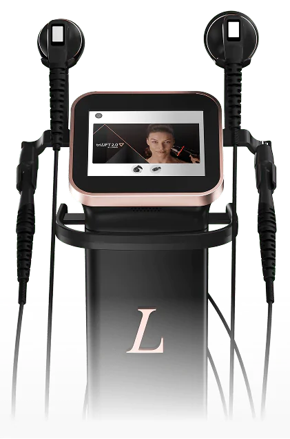 TriLift 2.0 facial muscle stimulation and radiofrequency device used at Island Eye and Face in Coronado