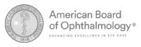 American Board of Ophthalmology certification badge