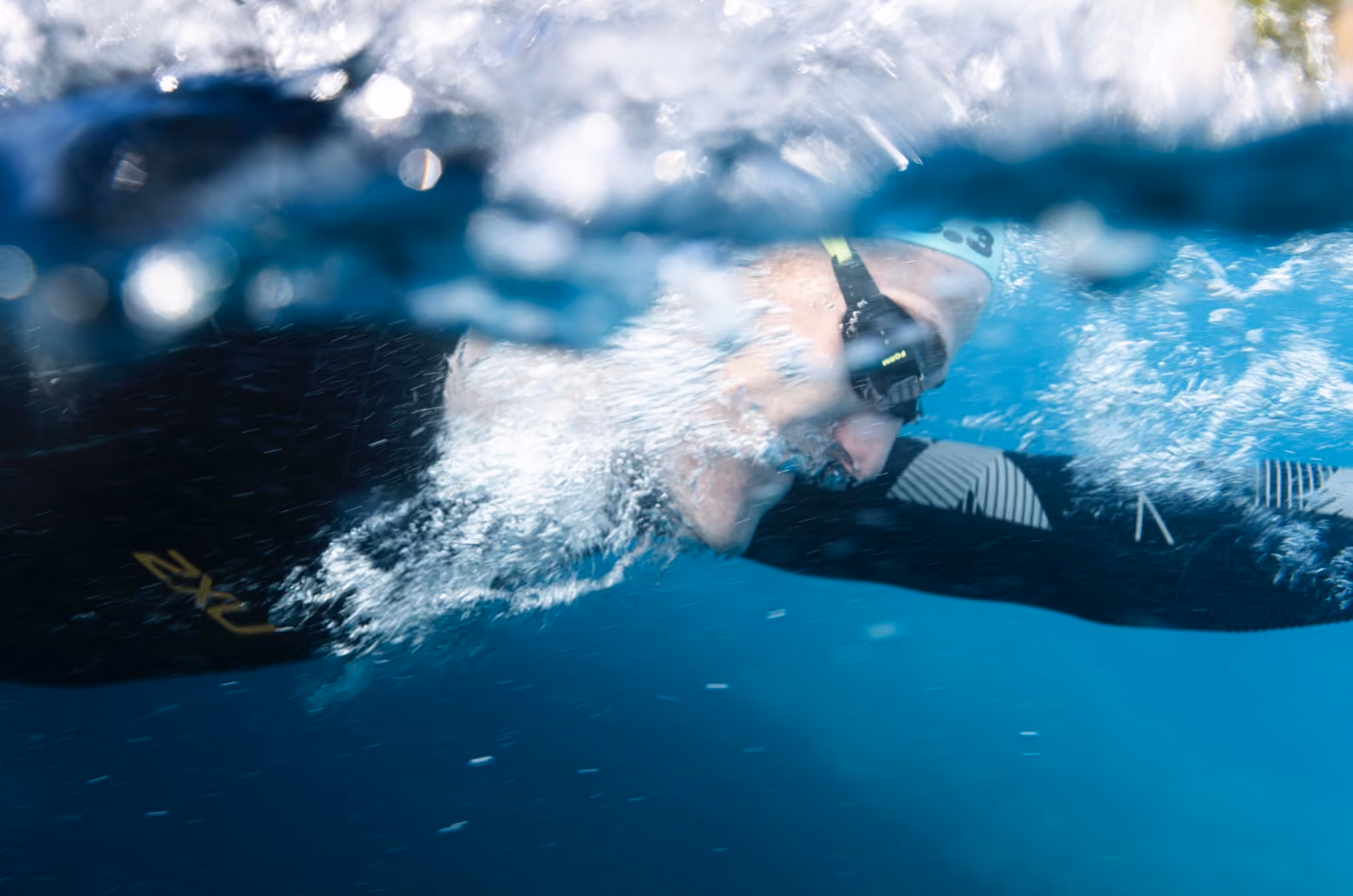UltraSwim 33.3 #7 Croatia, underwater swimmer portrait