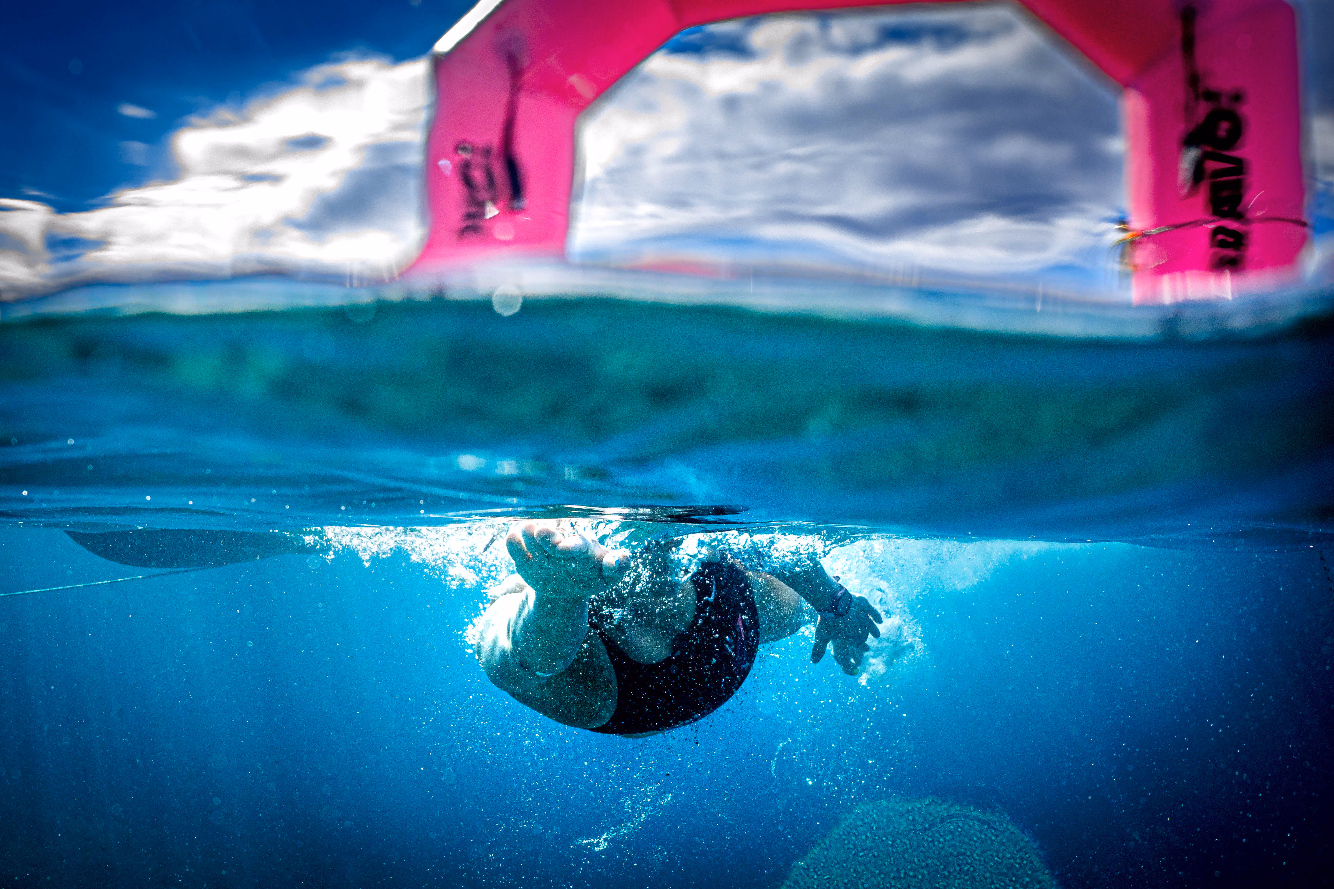 UltraSwim 33.3 #10 Montenegro, crossing the finish line