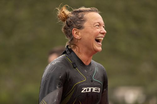 UltraSwim 33.3 #5 Montenegro, smiling swimmer portrait