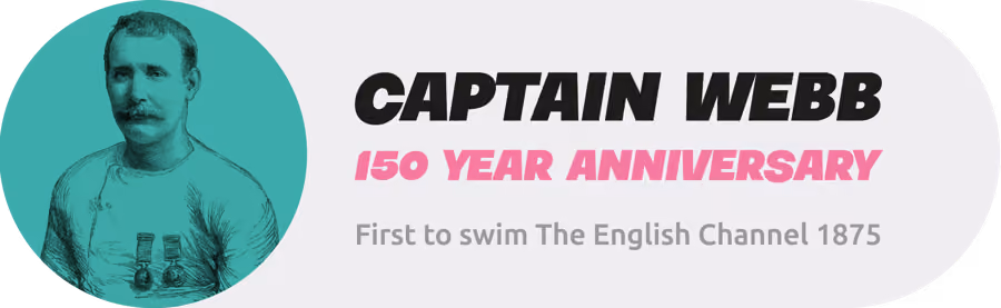 Captain Webb 150 year anniversary, first to swim the English Channel 1875