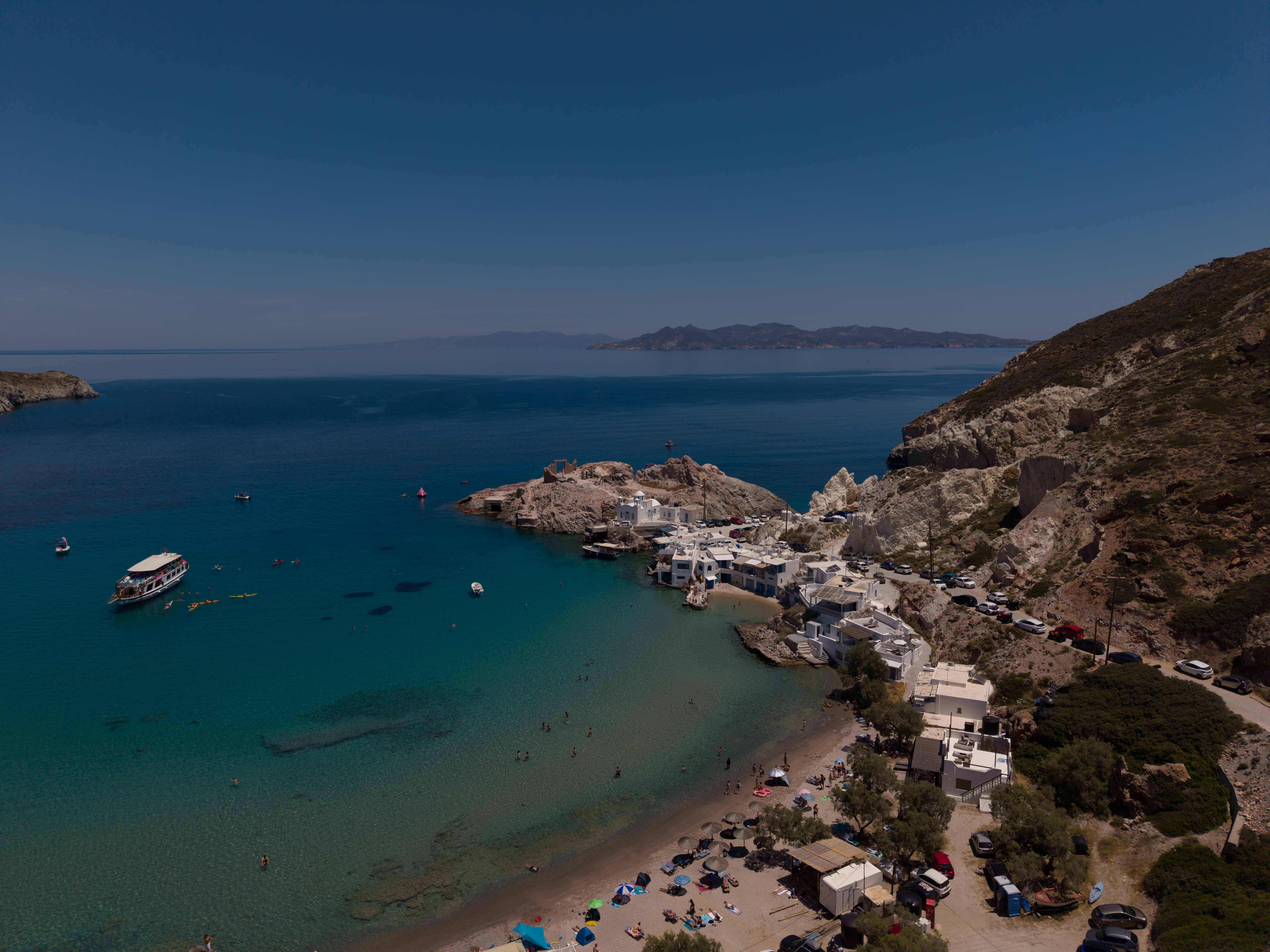 Firopotamos bay, Milos, Greece