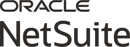 Oracle NetSuite logo with the word Oracle in uppercase above the word NetSuite in title case.
