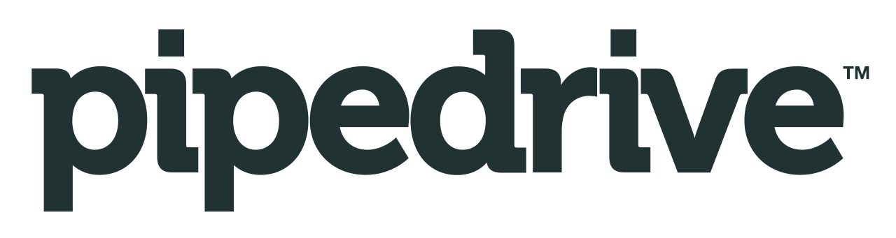 Pipedrive wordmark logo in bold dark font.