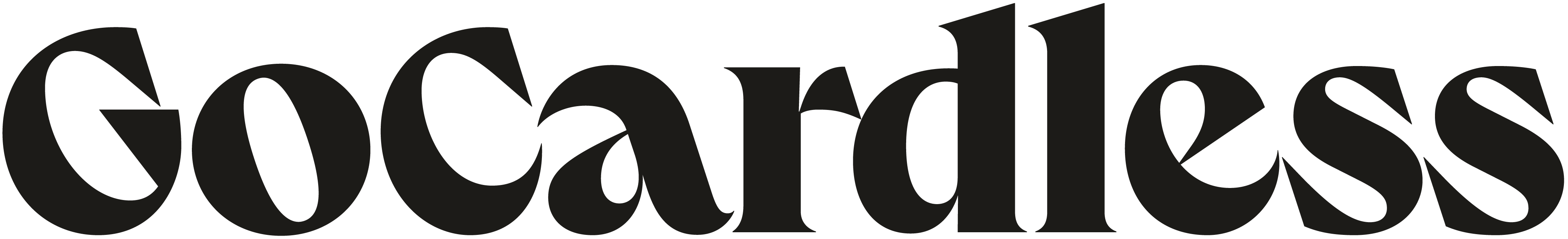 The word 'GoCardless' displayed in bold black stylized serif font.