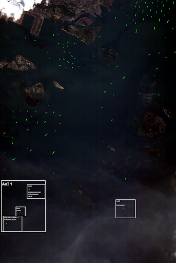 CogniSAT 6 Image of Singapore shipping port