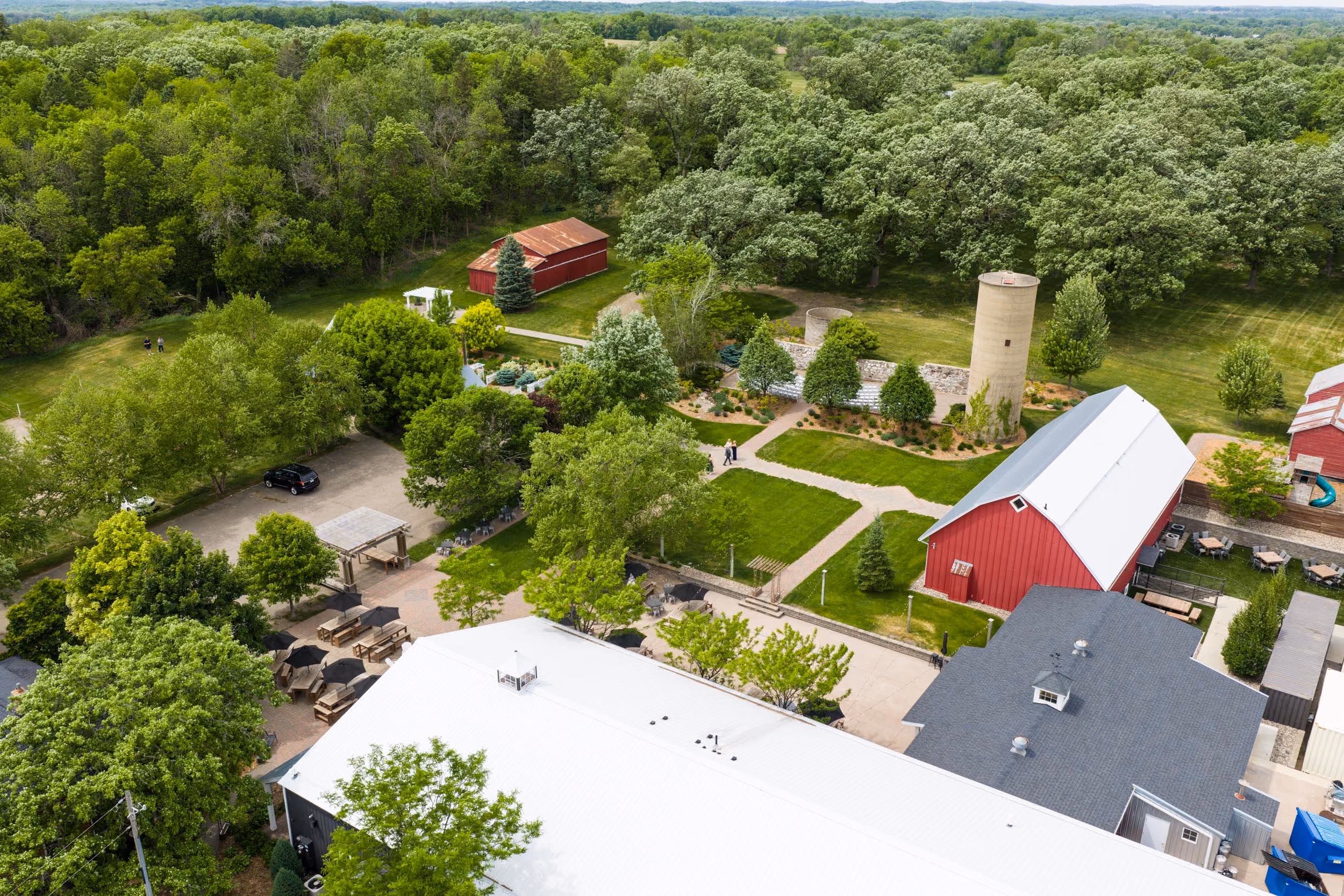 [background image] image of a modern farm structure (for a food and agtech)