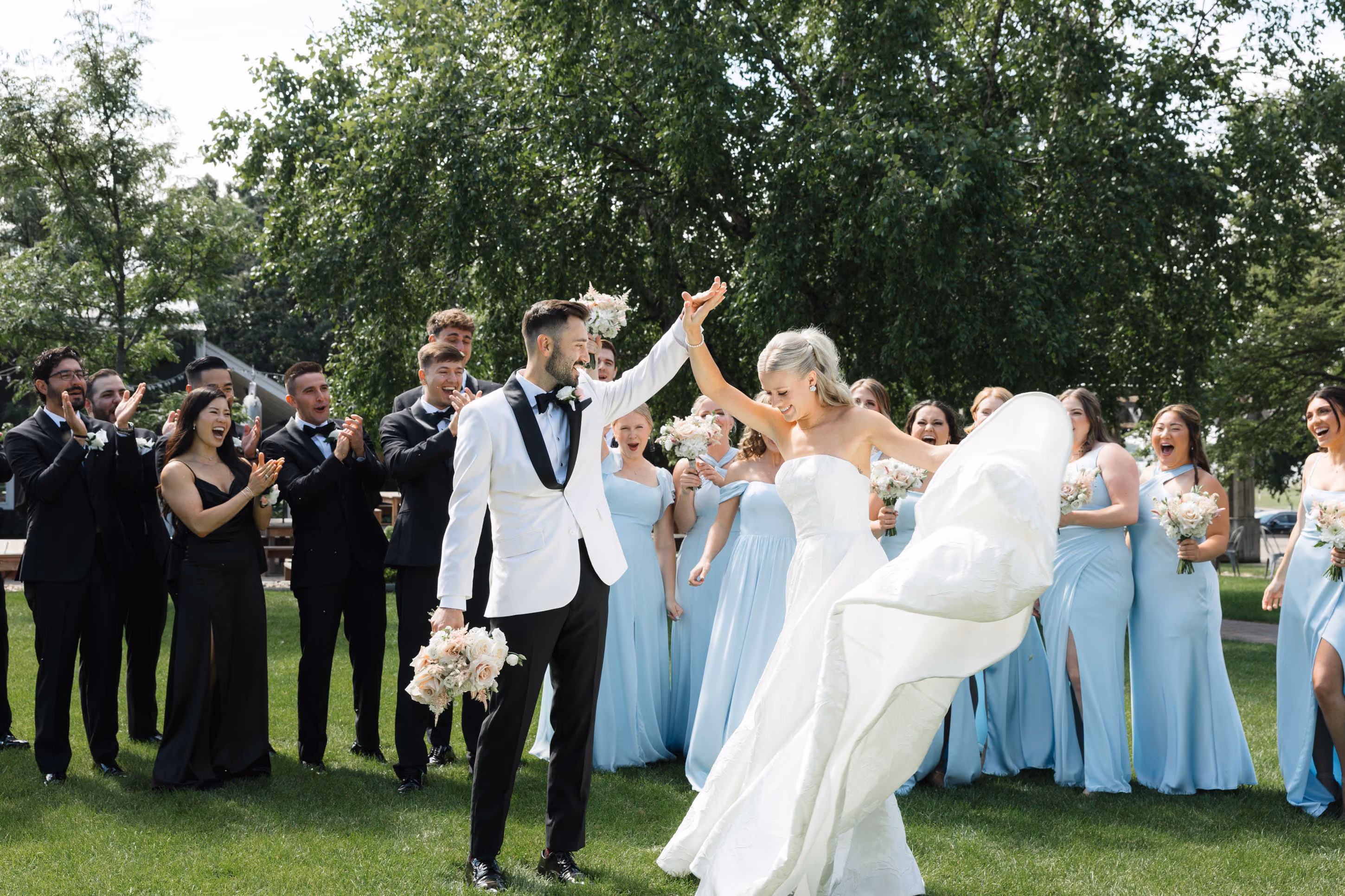 image of a couple during their wedding ceremony