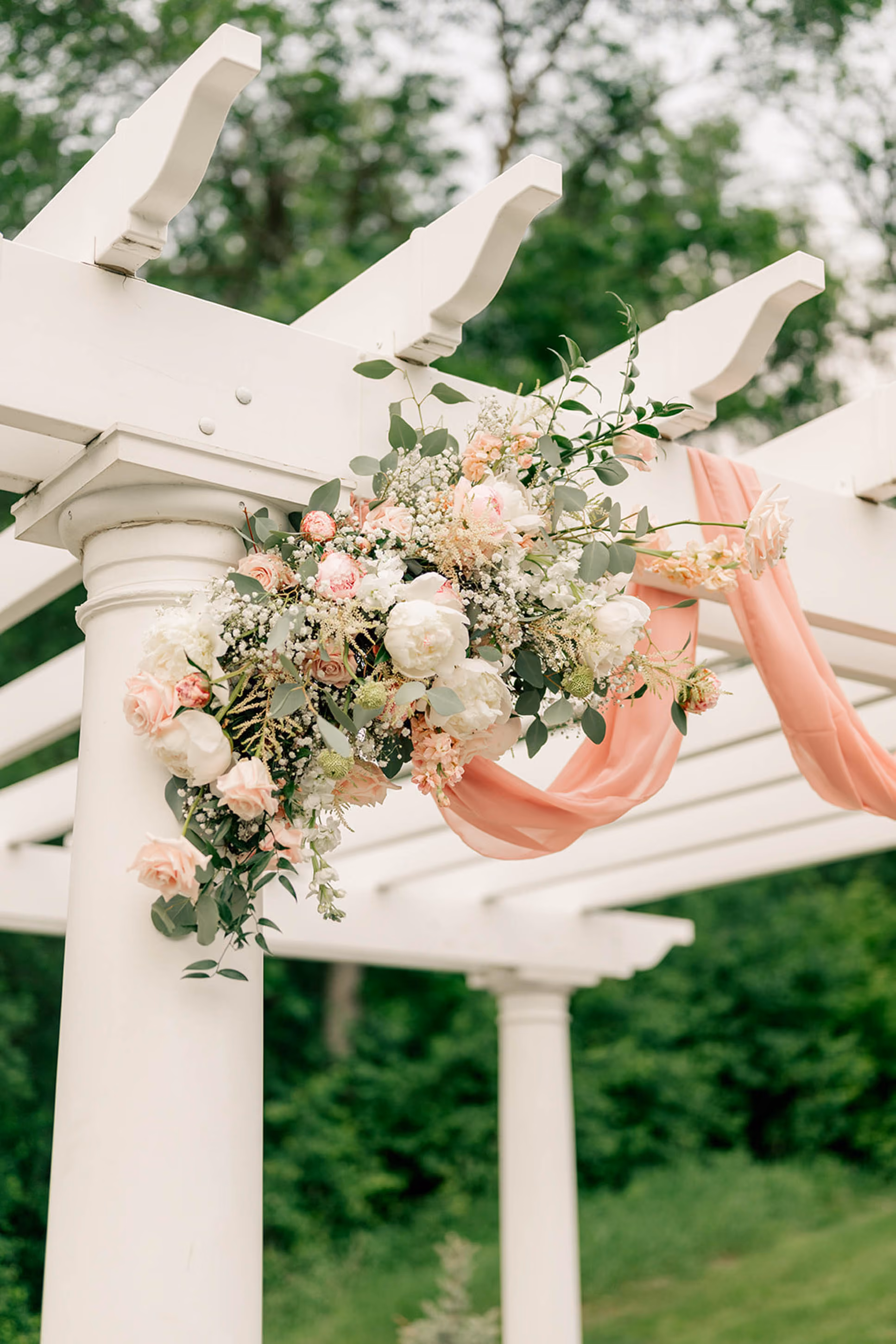 image of an elegant wedding reception setup for an event planning service