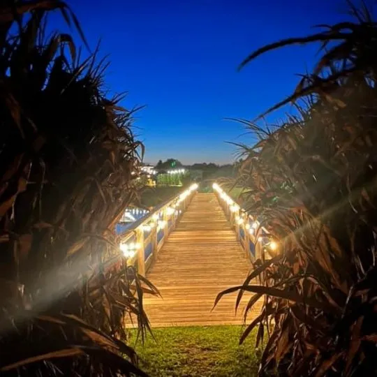 night-bridge-pond-lights-red-barn-farm-hammonton-nj