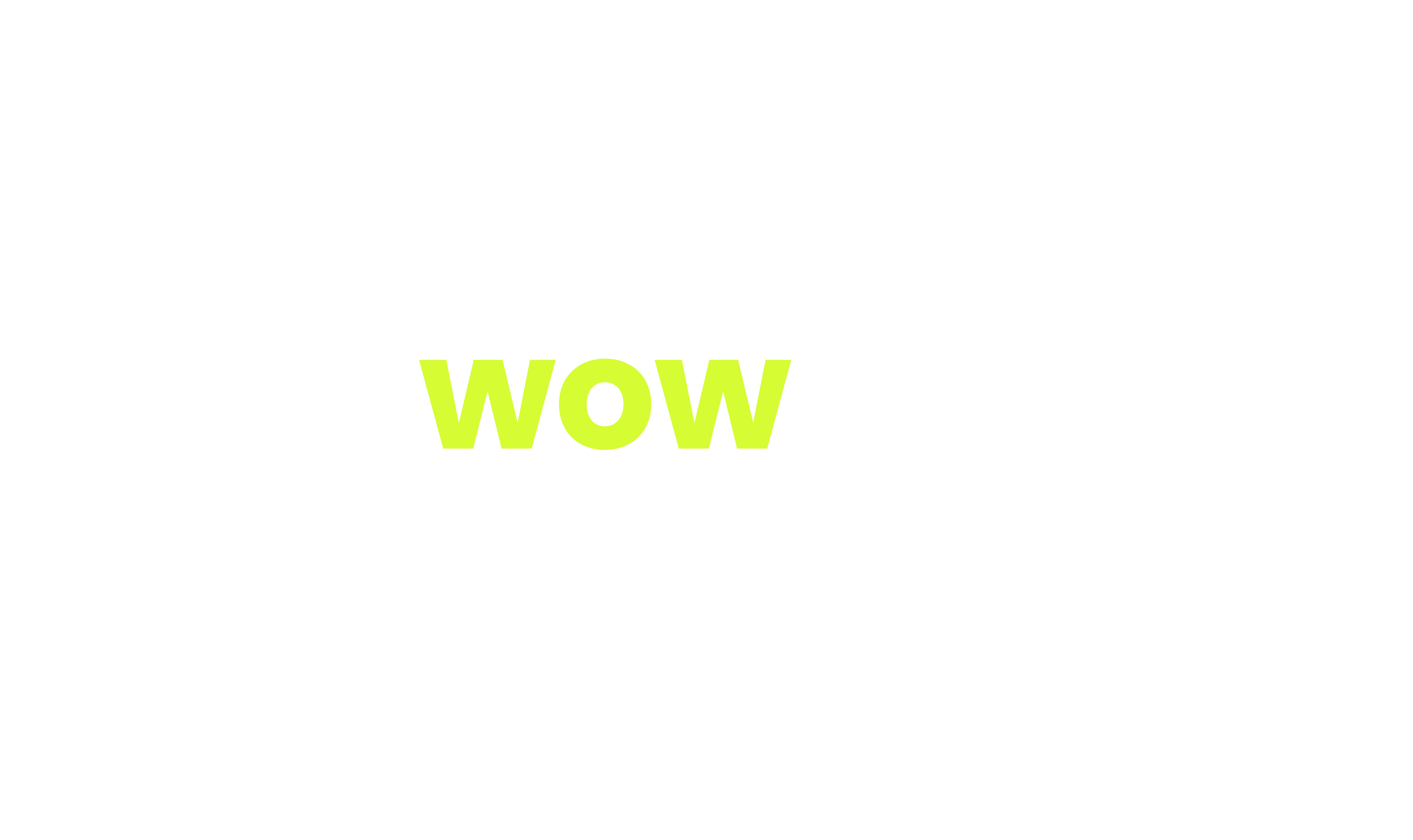 Grafik: wow-Schriftzug mit Videokamera-Symbol – digitales Kennenlernen