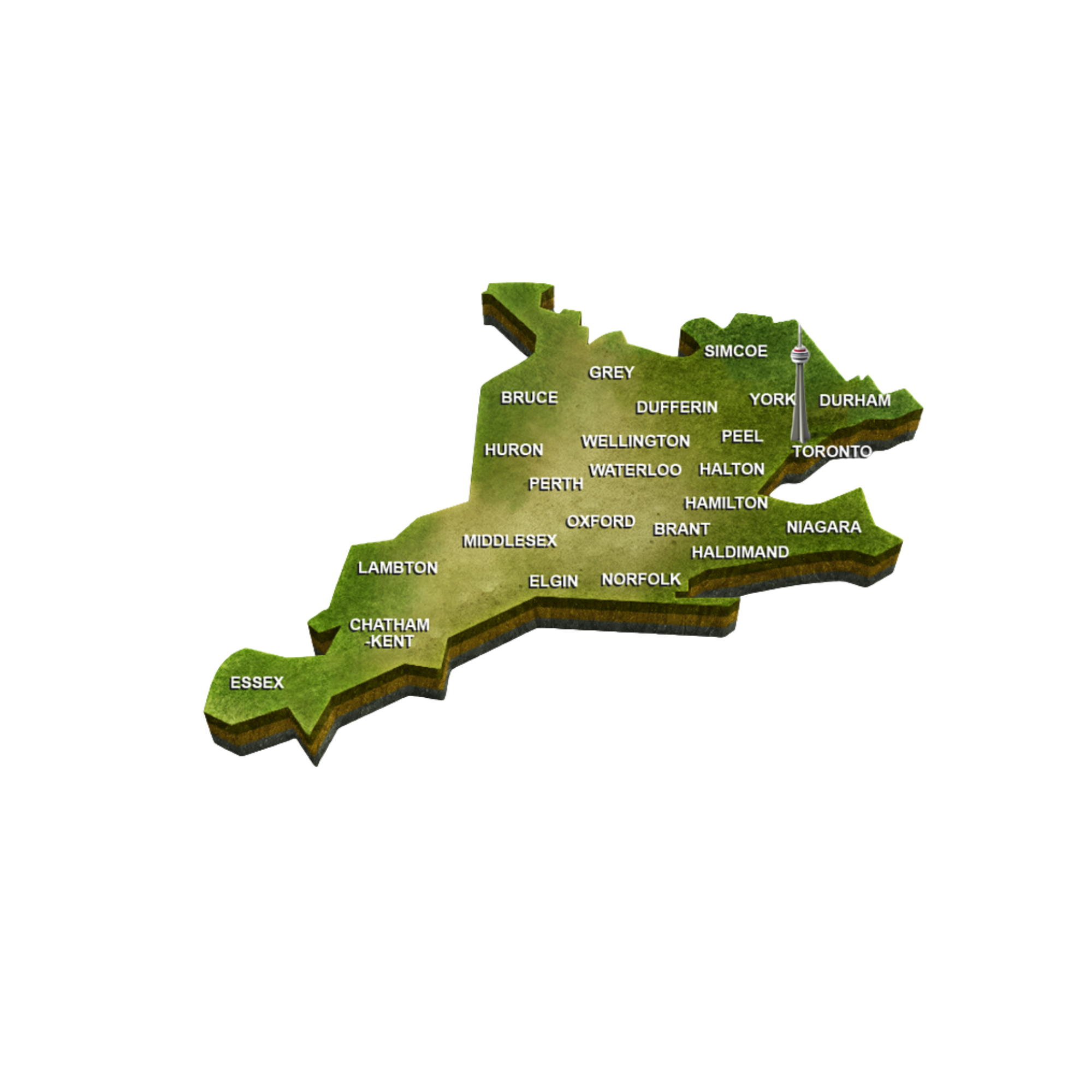 Map of Southern Ontario