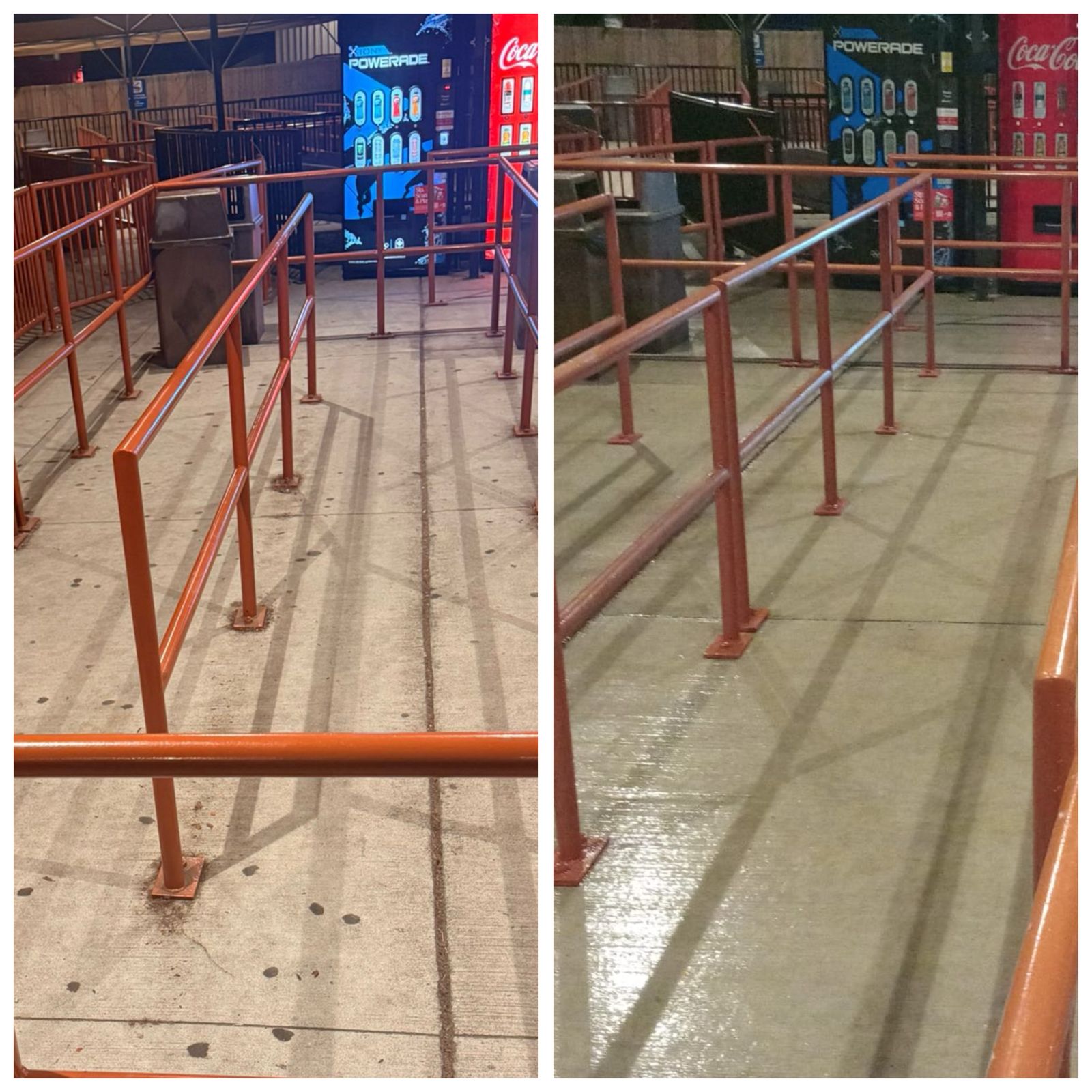 Gum removal results