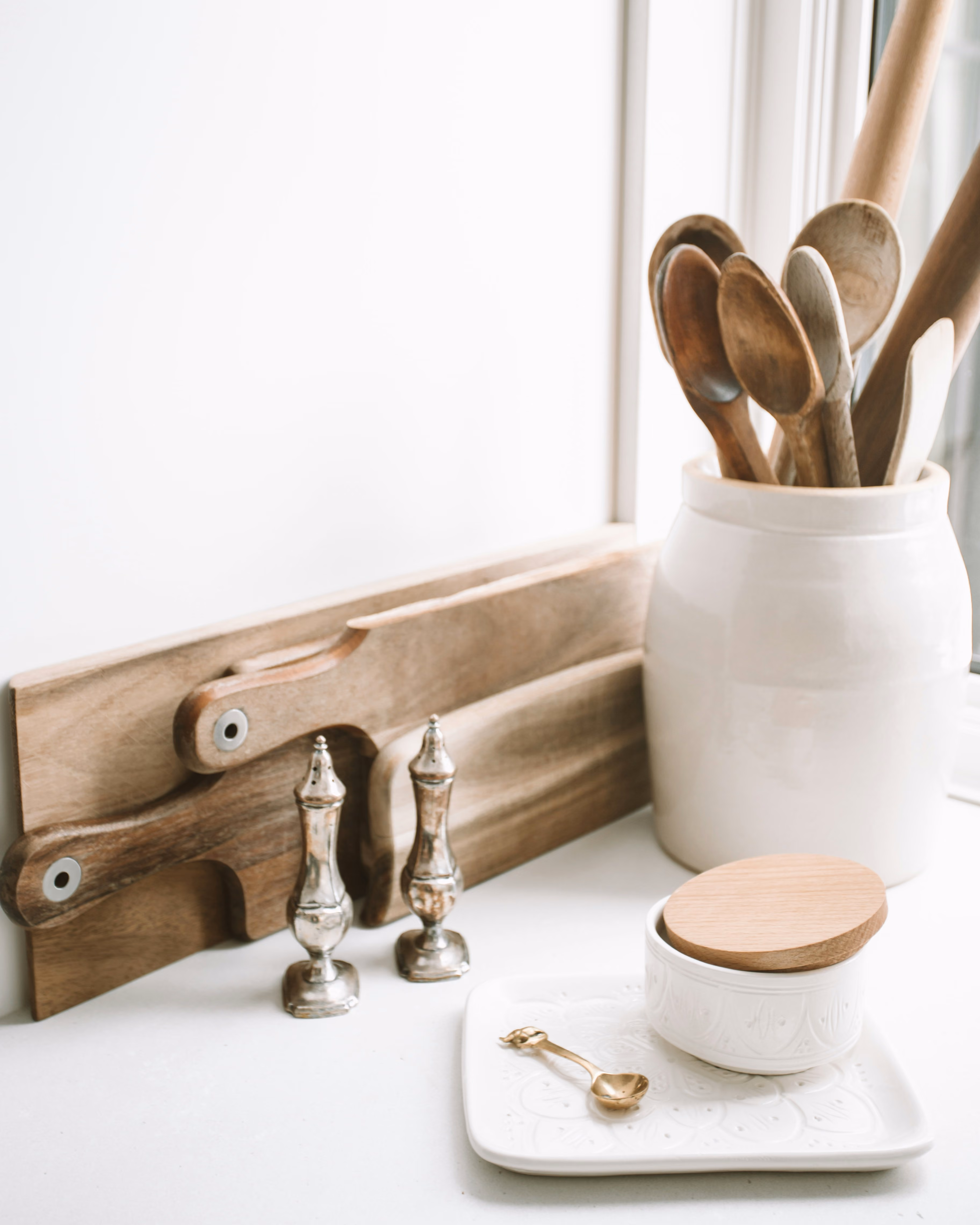 Kitchen decor stock image