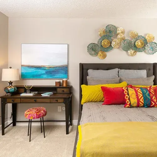 Furnished bedroom