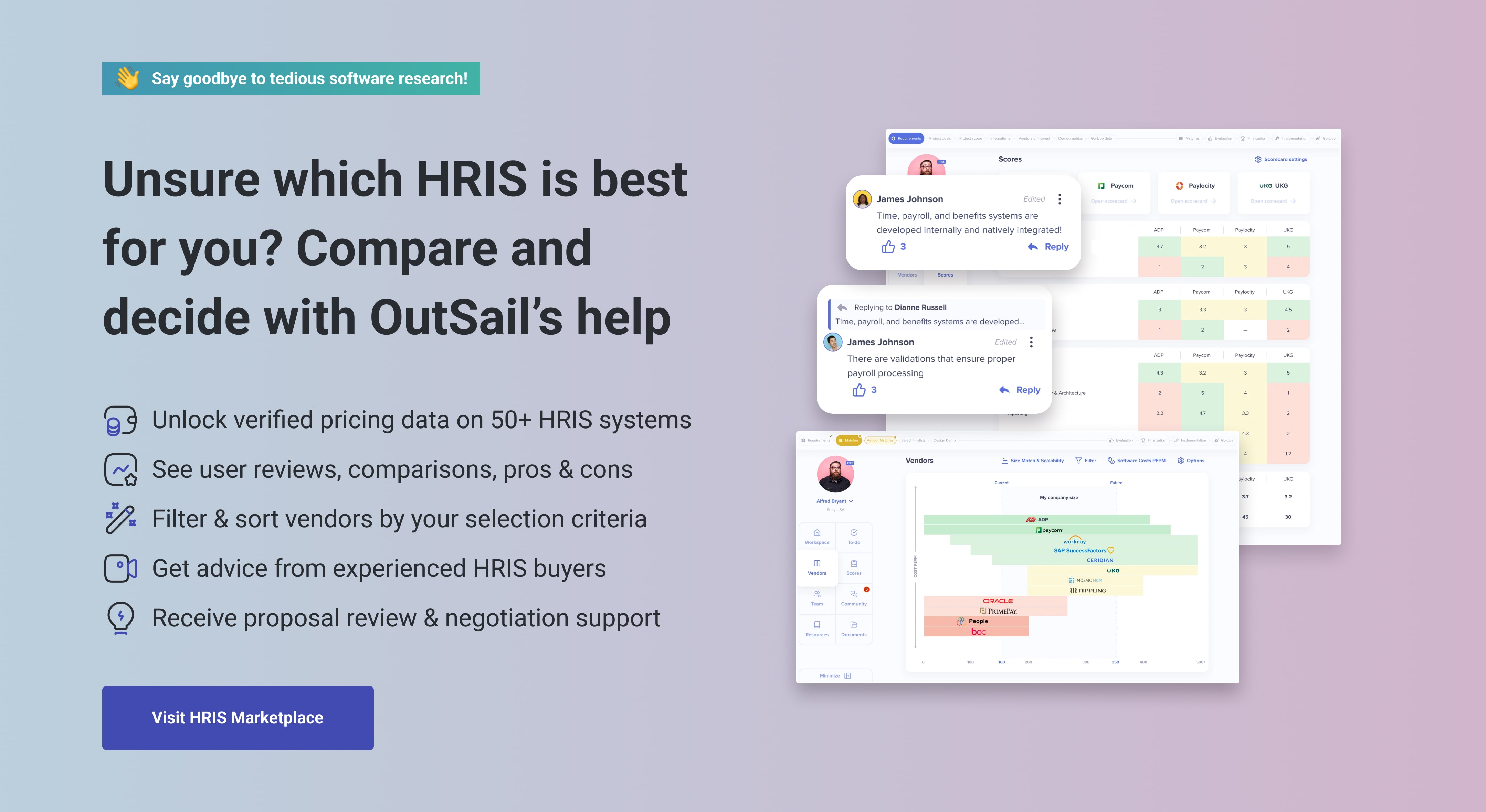banner ad for Outsail app