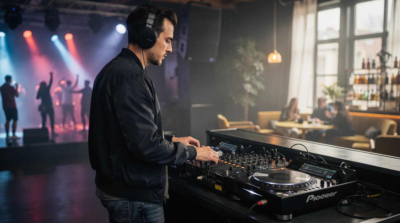 Nightclub DJ curation centers on high-energy sets built to keep the dance floor moving