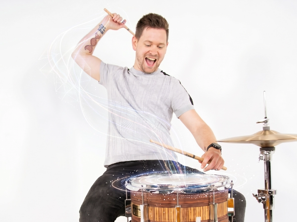 Drum lesson at BOLT