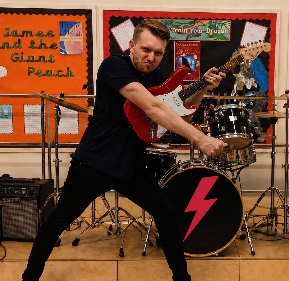 Student achieving a music grade at BOLT