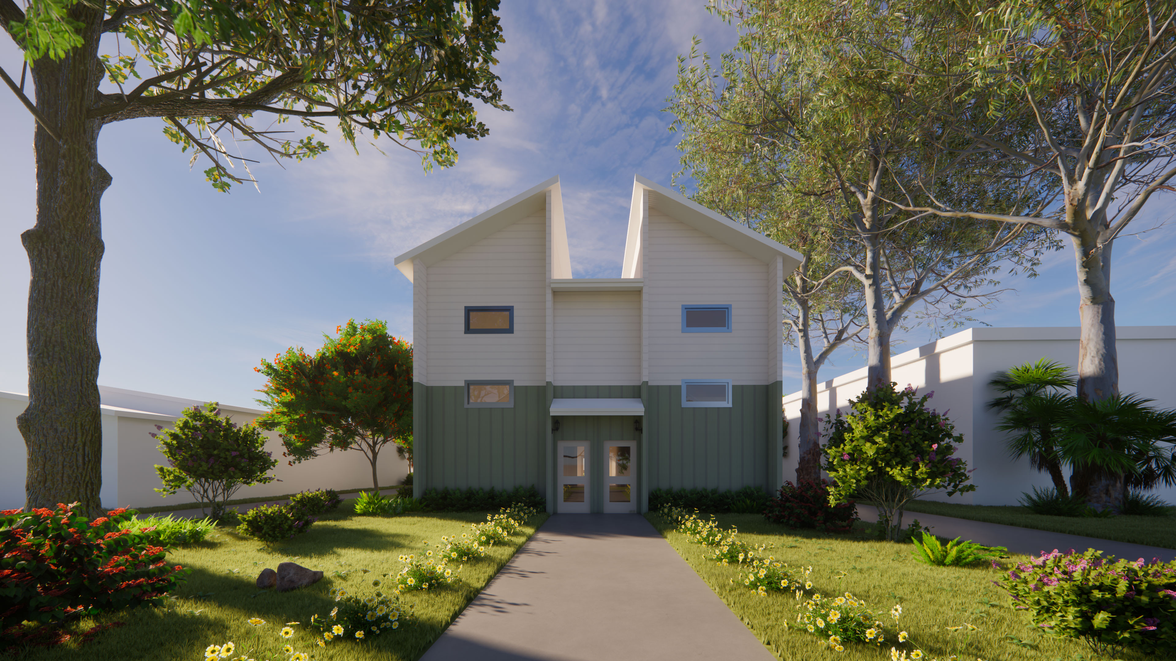The Bella exterior: front view 2