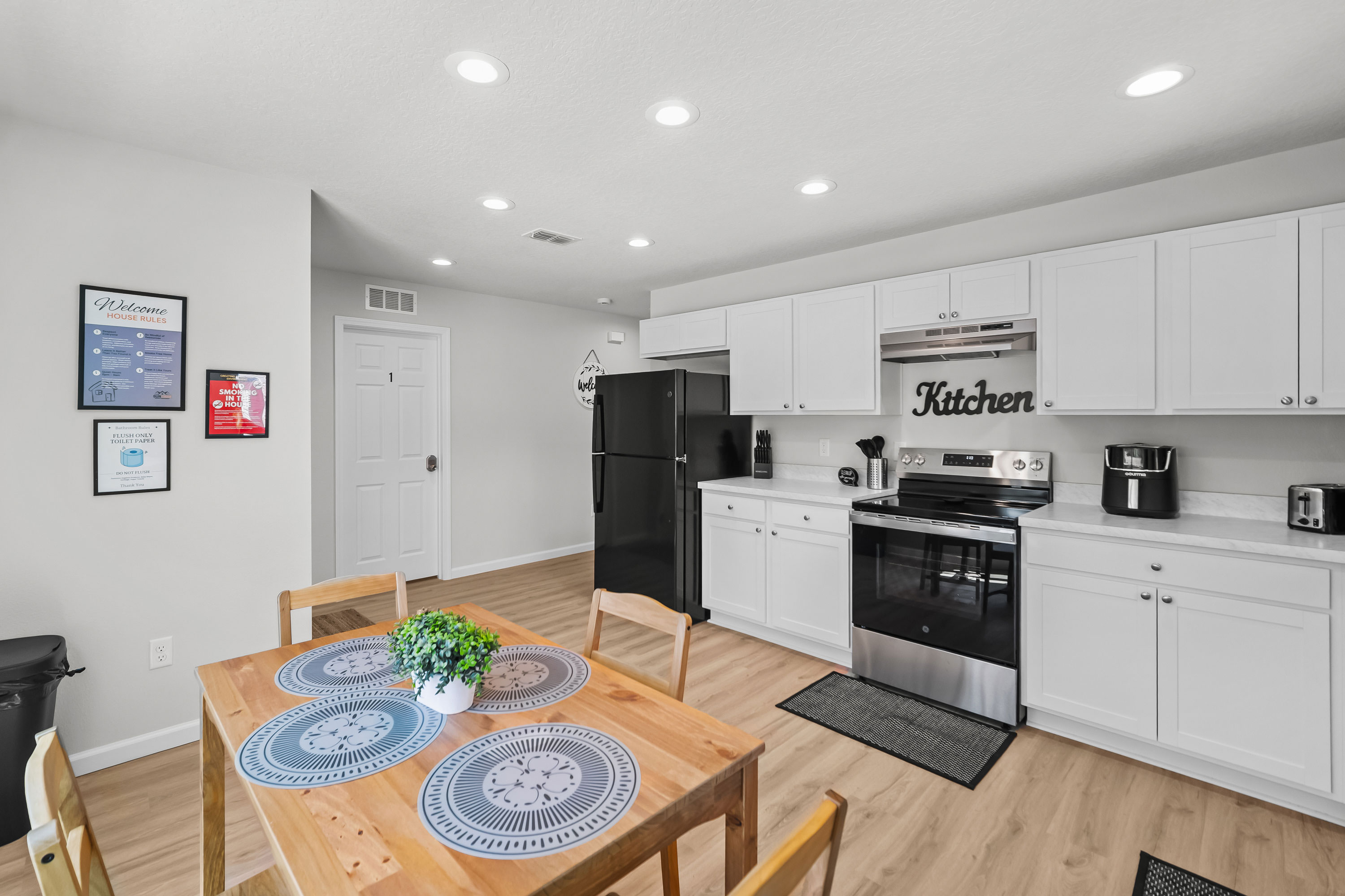The Bella interior: kitchen