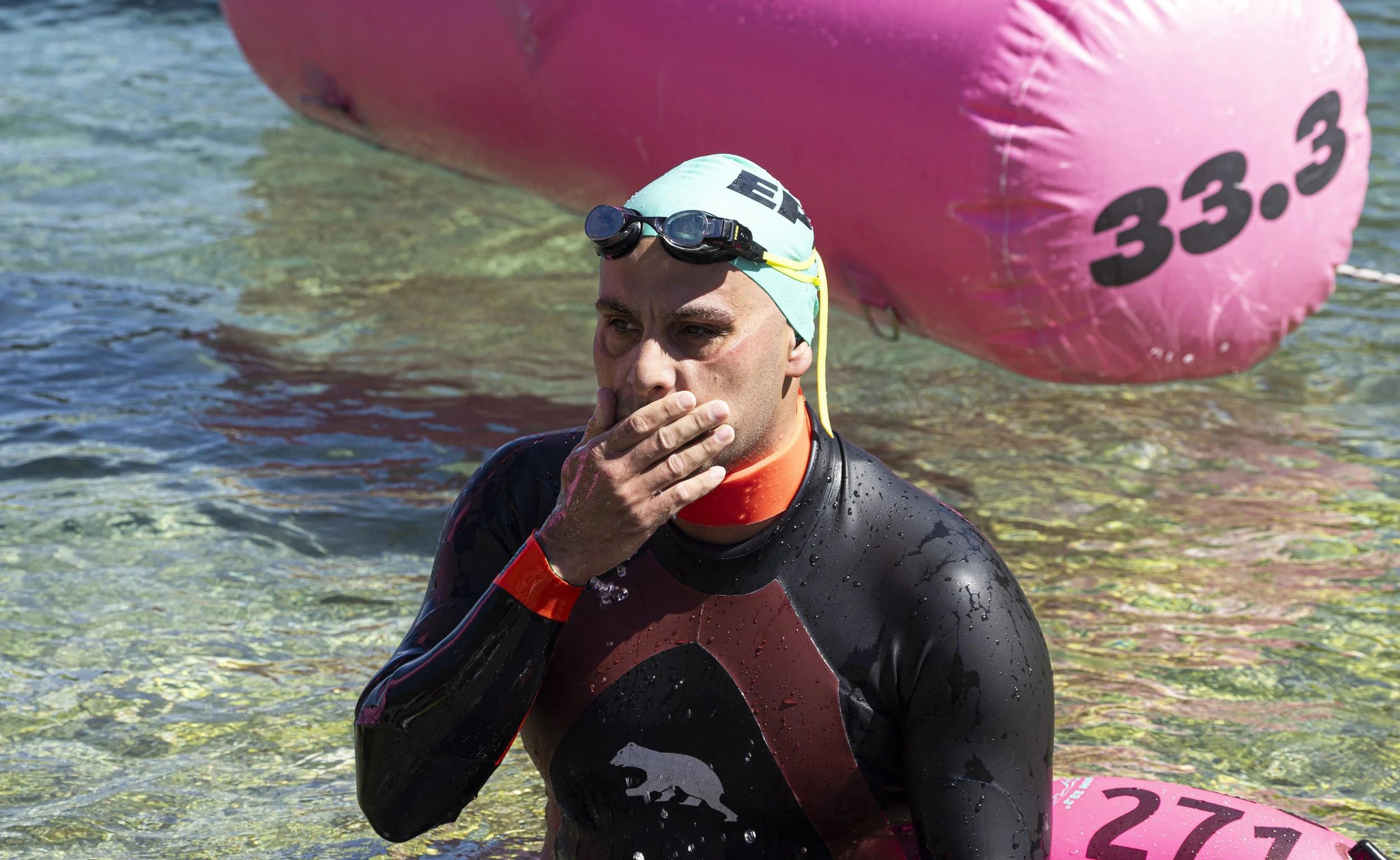 Phil crossing the finish line #7Croatia