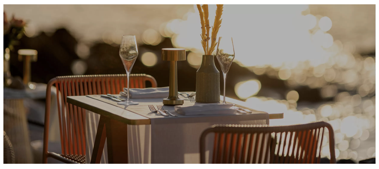 Fine dining at Maslina Resort