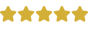 Five-star rating with four gold stars and one gray star.
