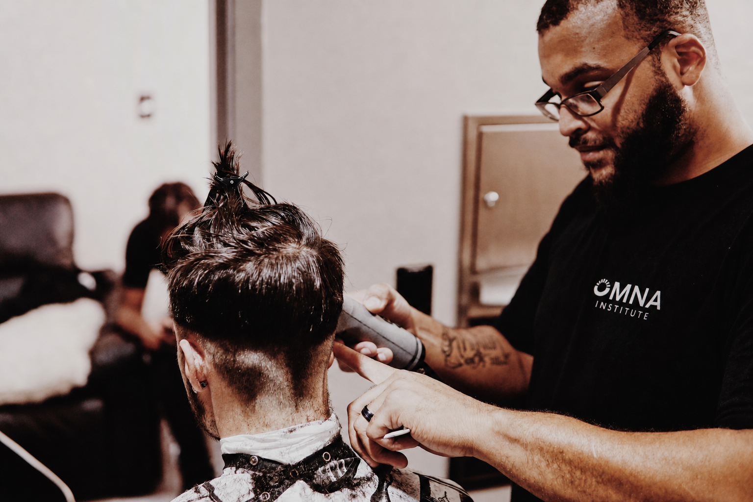 Hero image for OMNA Institute's Barbering program