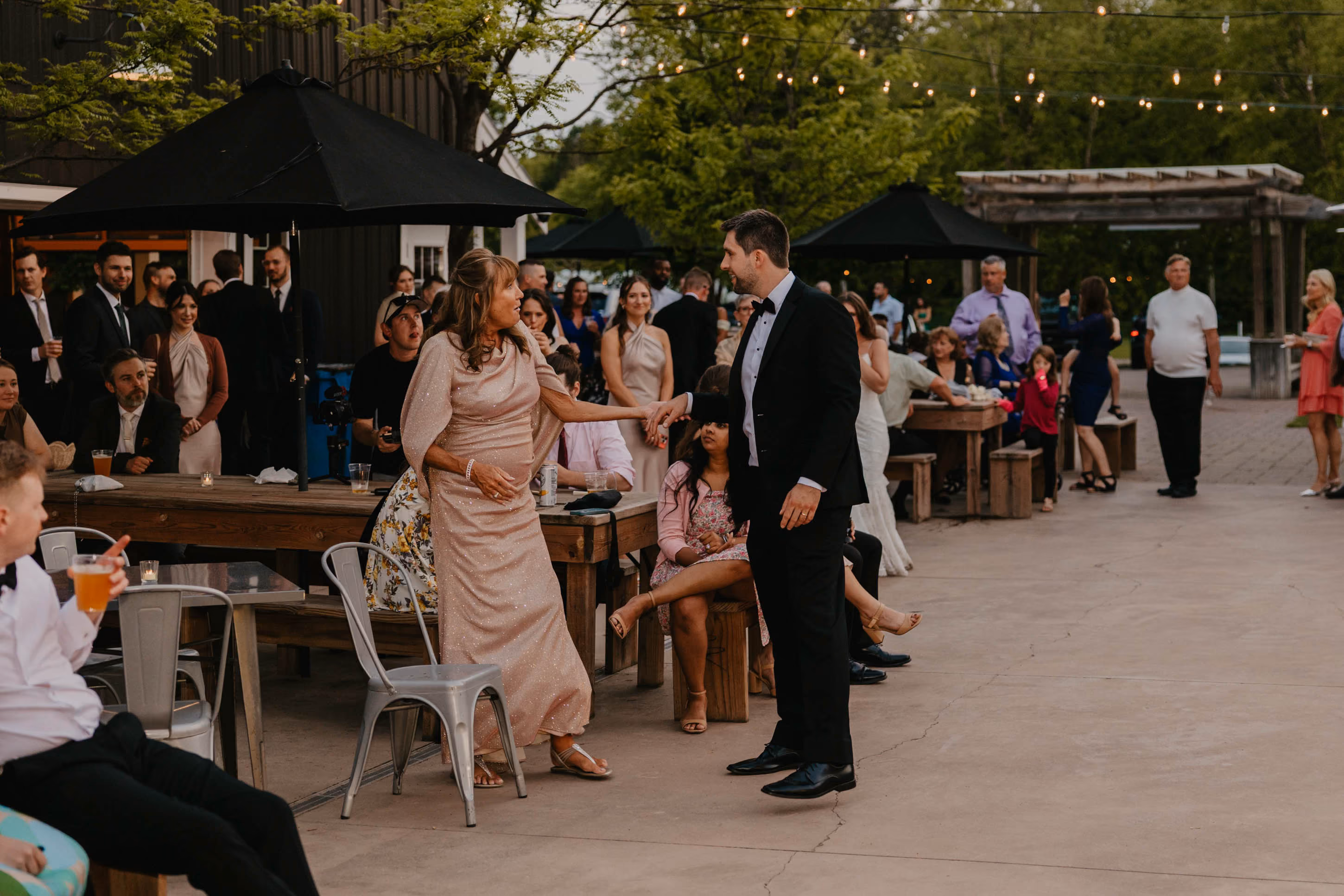 image of a couple during their wedding ceremony