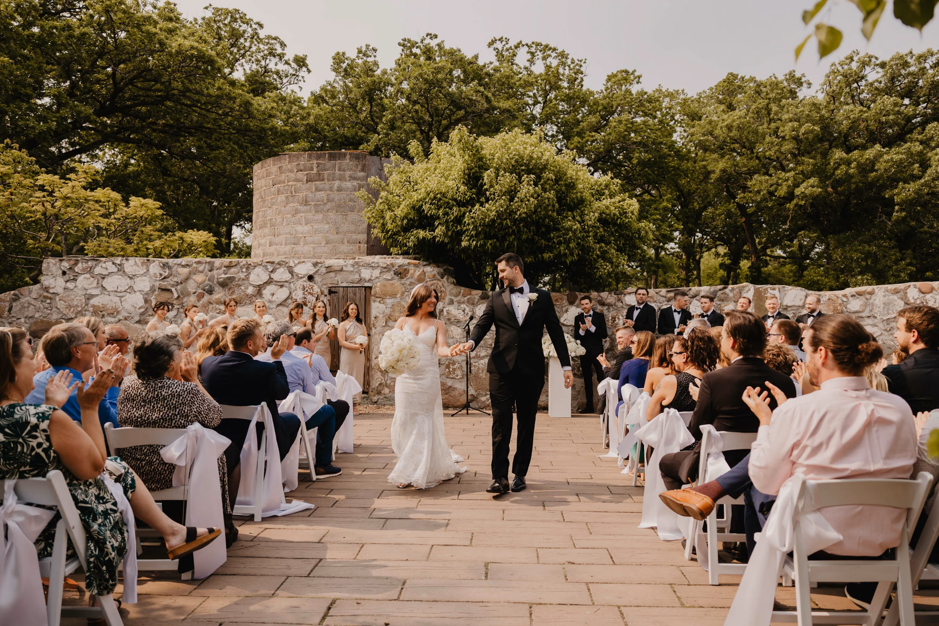 image of a couple during their wedding ceremony