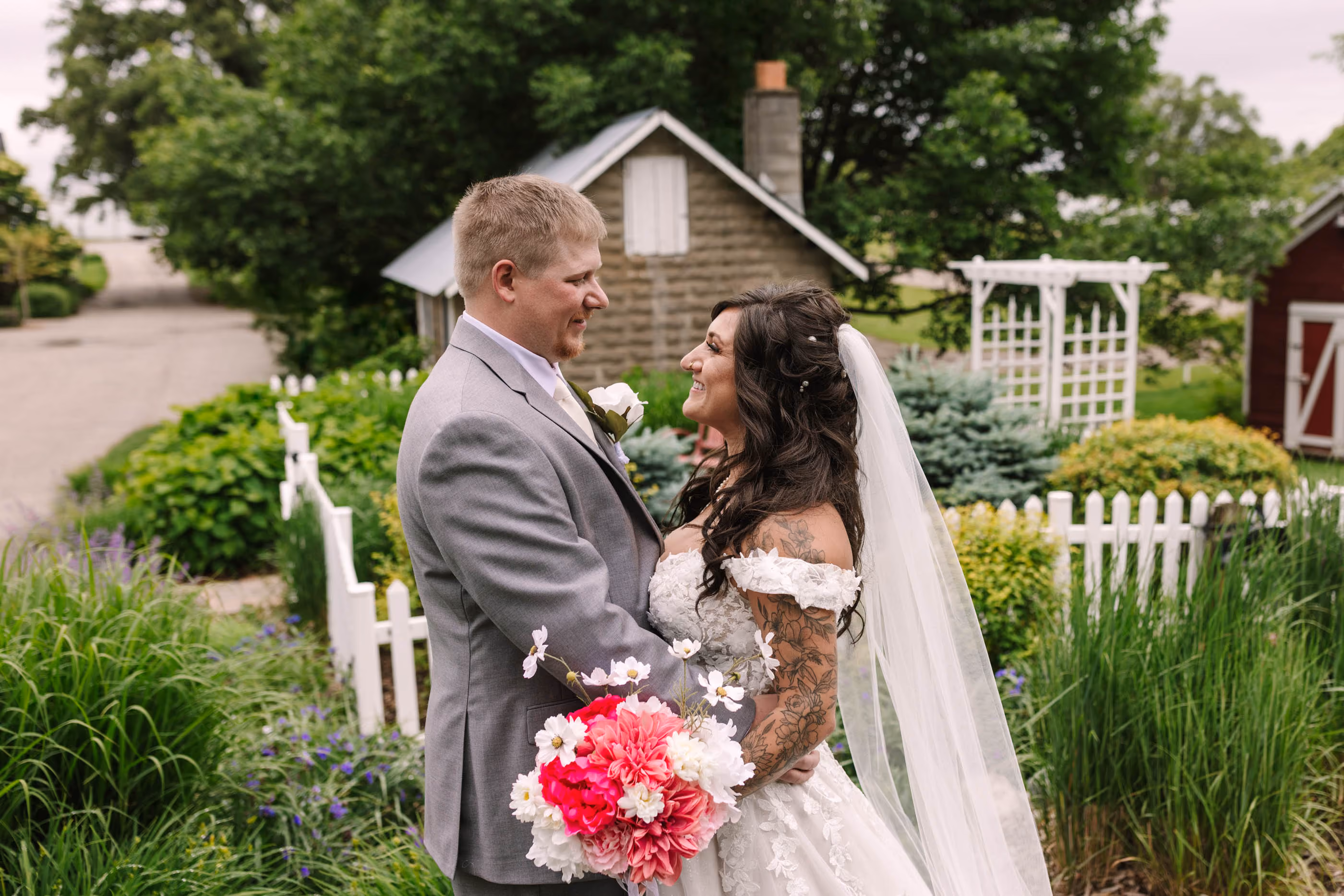 image of a couple during their wedding ceremony