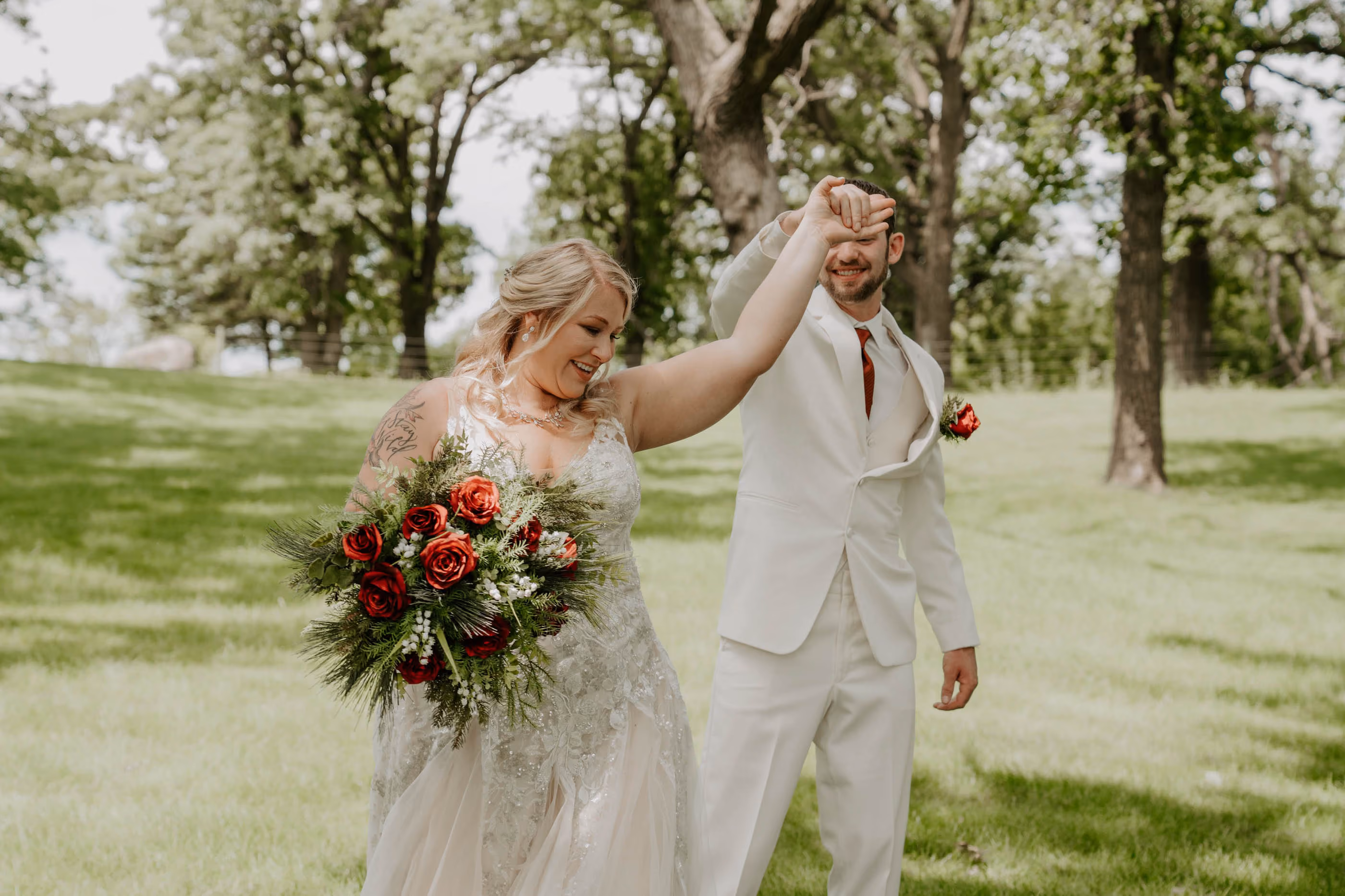 image of a couple during their wedding ceremony