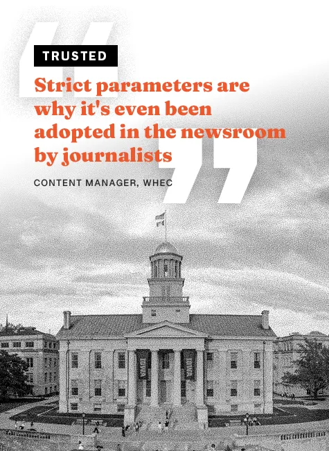 Quote: Strict parameters are why it's even been adopted in the newsroom by journalists.
