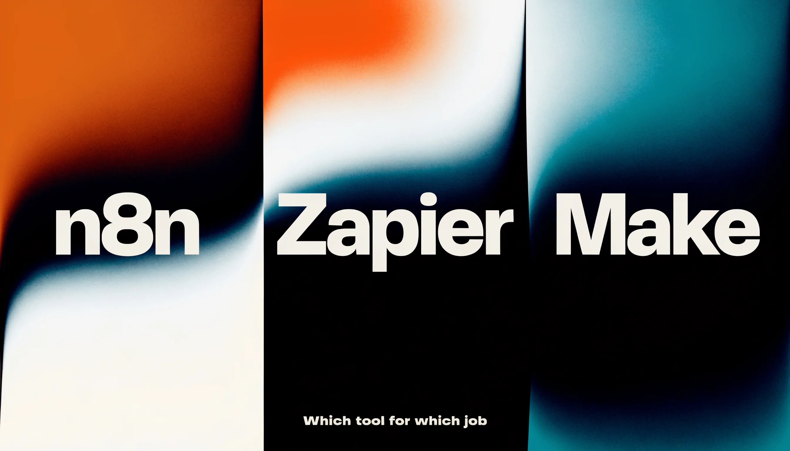 n8n vs Zapier vs Make: which one for which job.