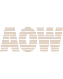 An 80s inspired version of the Art of Wednesdays (AOW) logo.