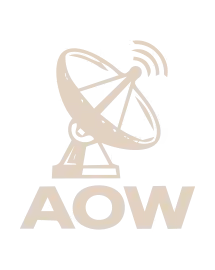 An 80s inspired version of the Art of Wednesdays (AOW) logo.