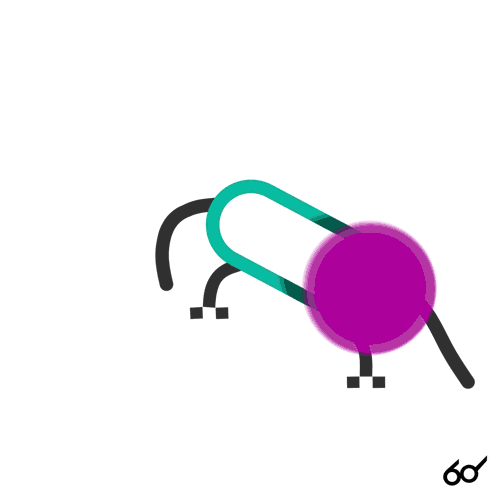 gif that shows an animated toggle button