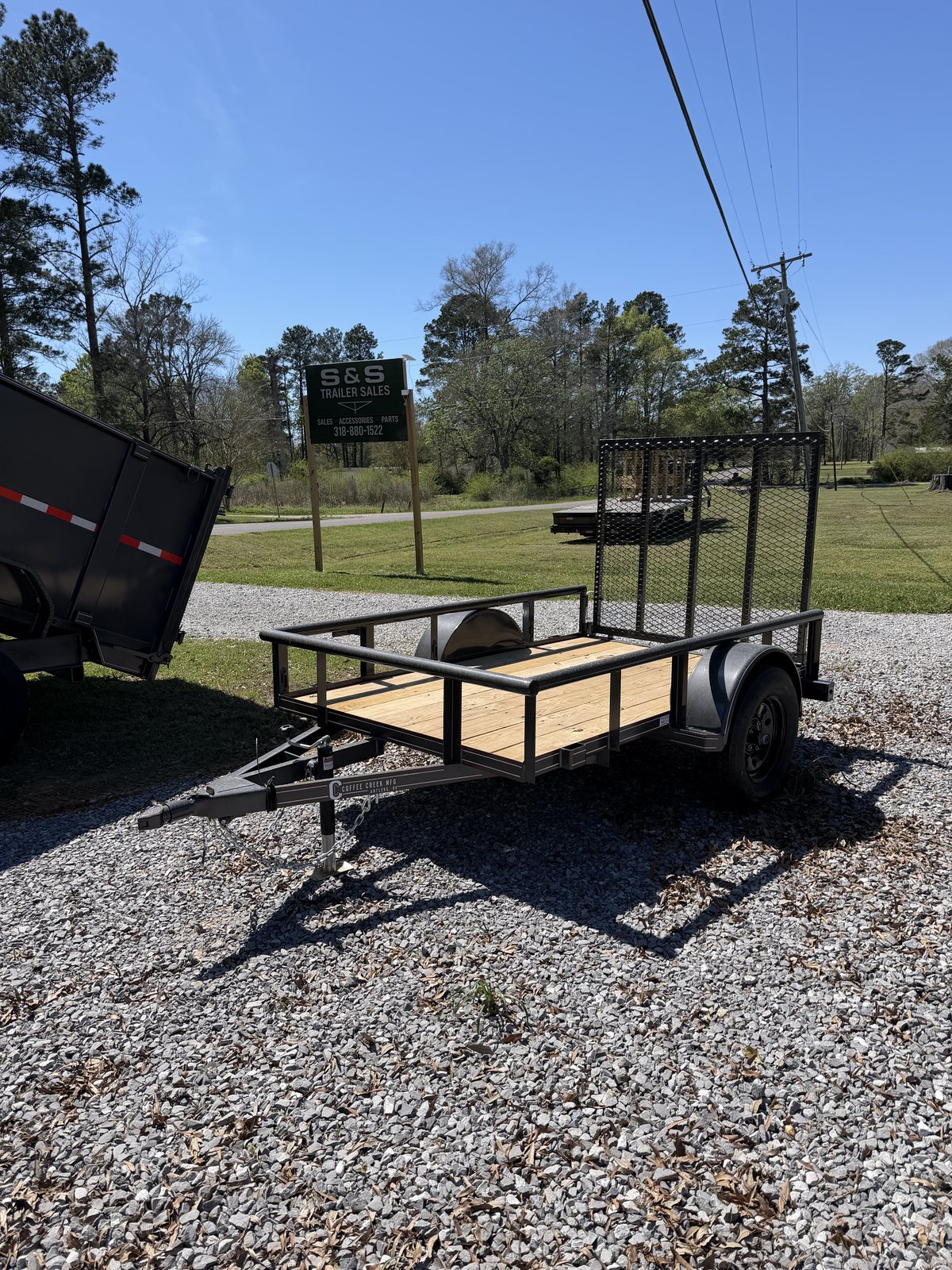 60" x 8' Single Axle Utility