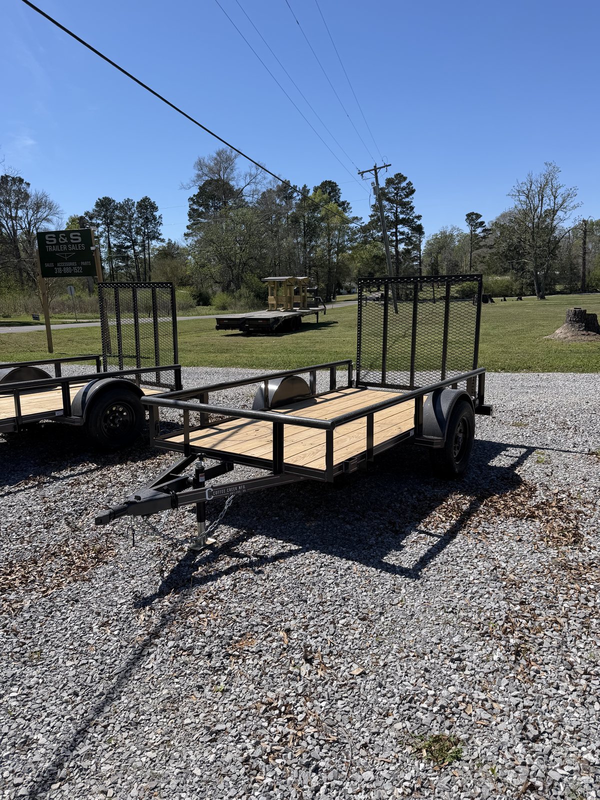 60" x 10' Single Axle Utility