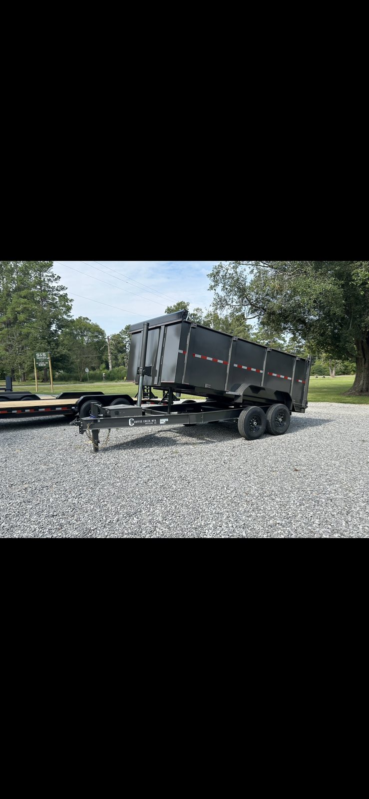 83" x 14' x 4' Bumper Pull Dump
