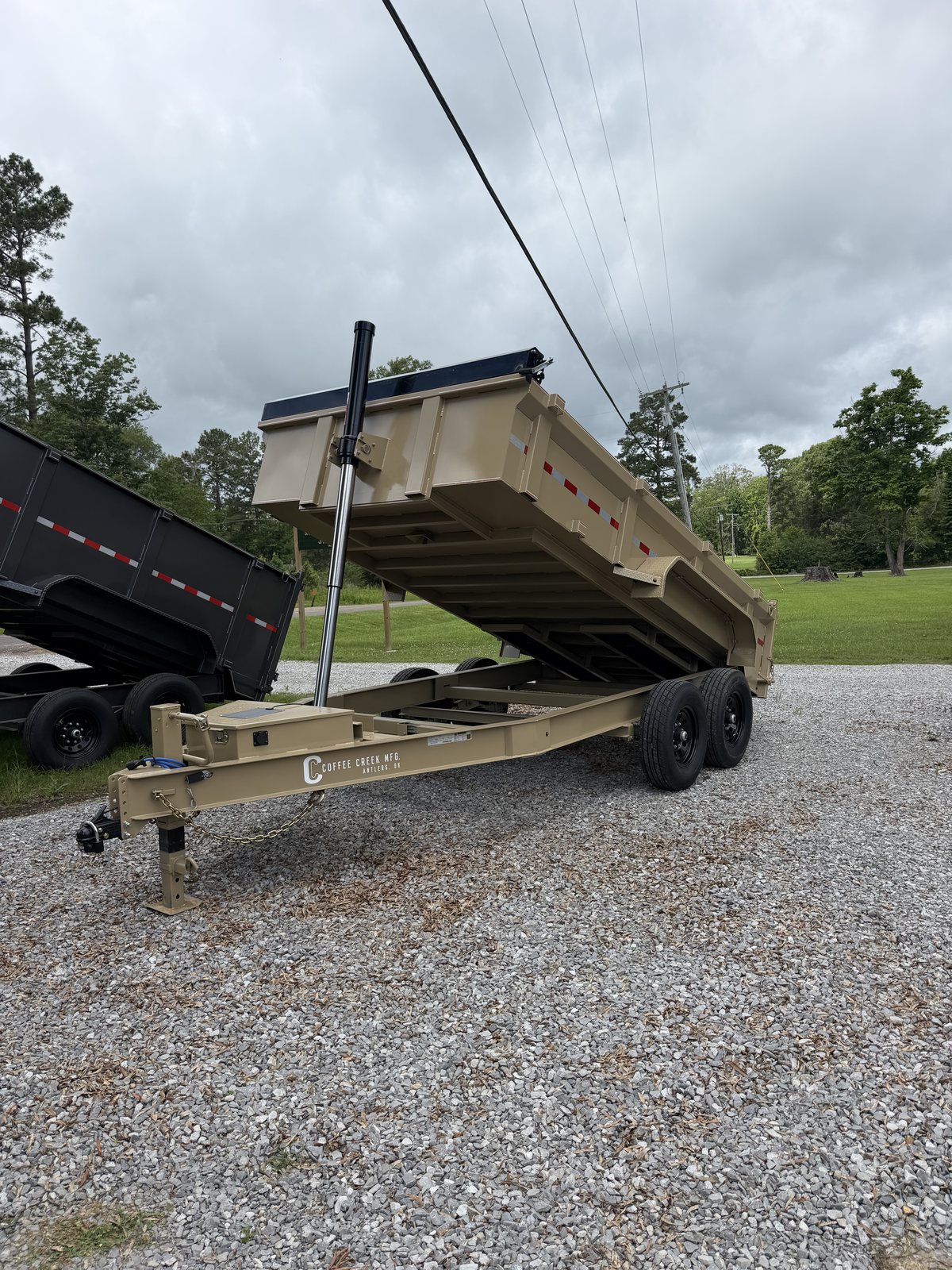 83" x 14' x 2' Bumper Pull Dump