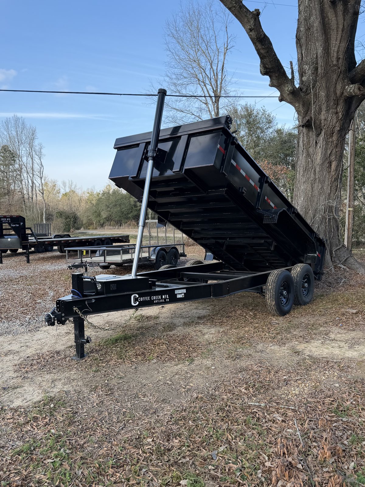 83" x 14' x 2' Bumper Pull Dump