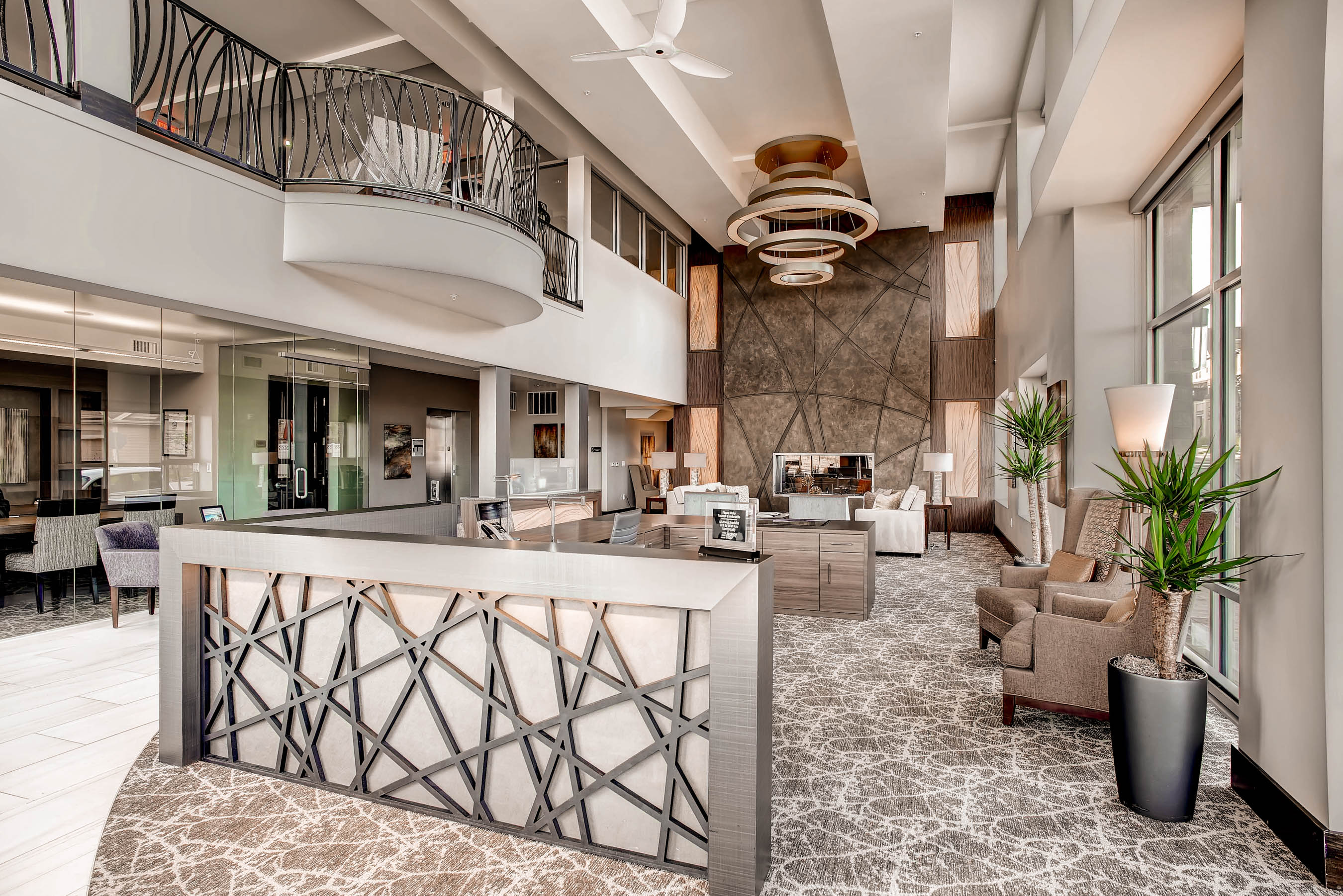 Clubhouse lounge area