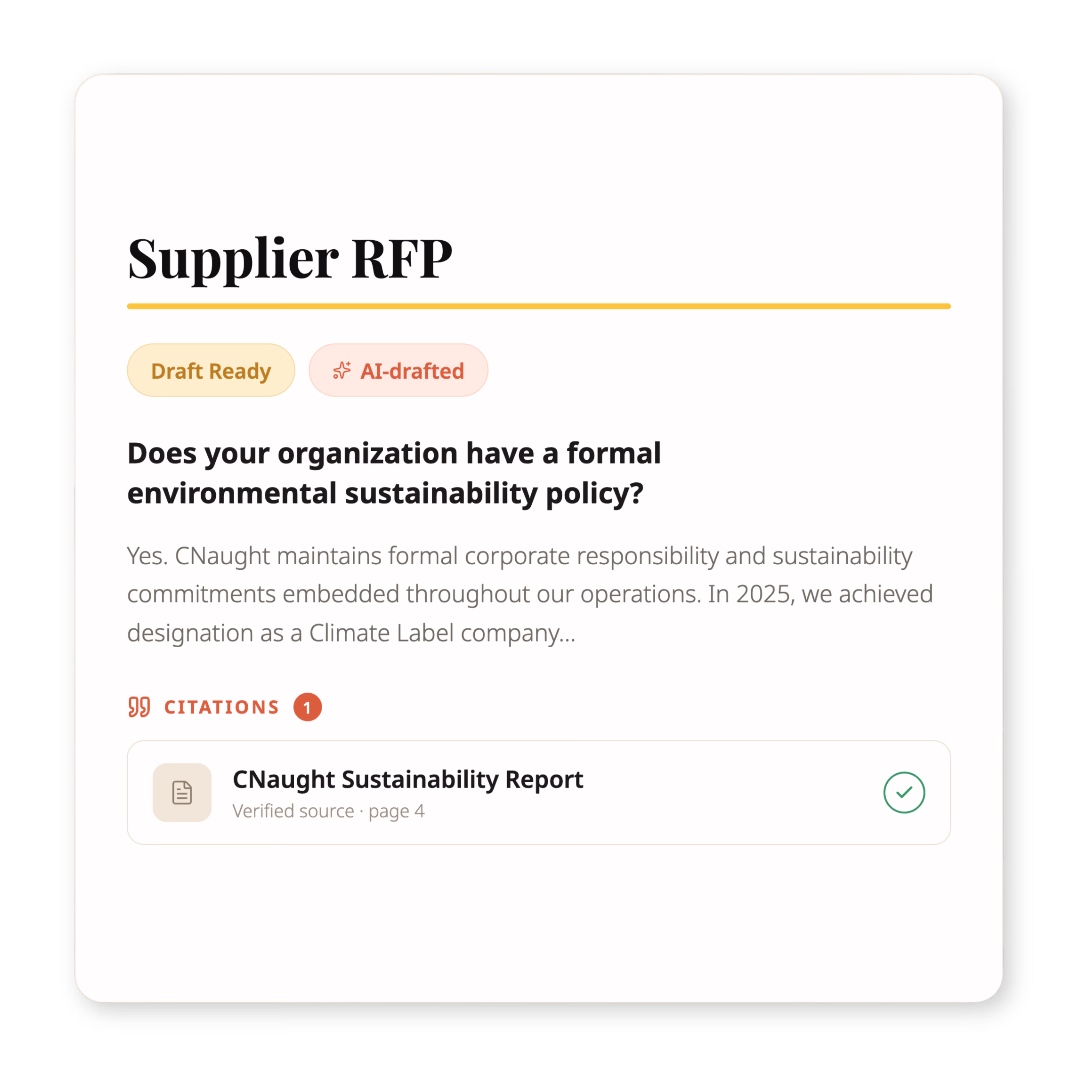 Sustainability Q&A visual