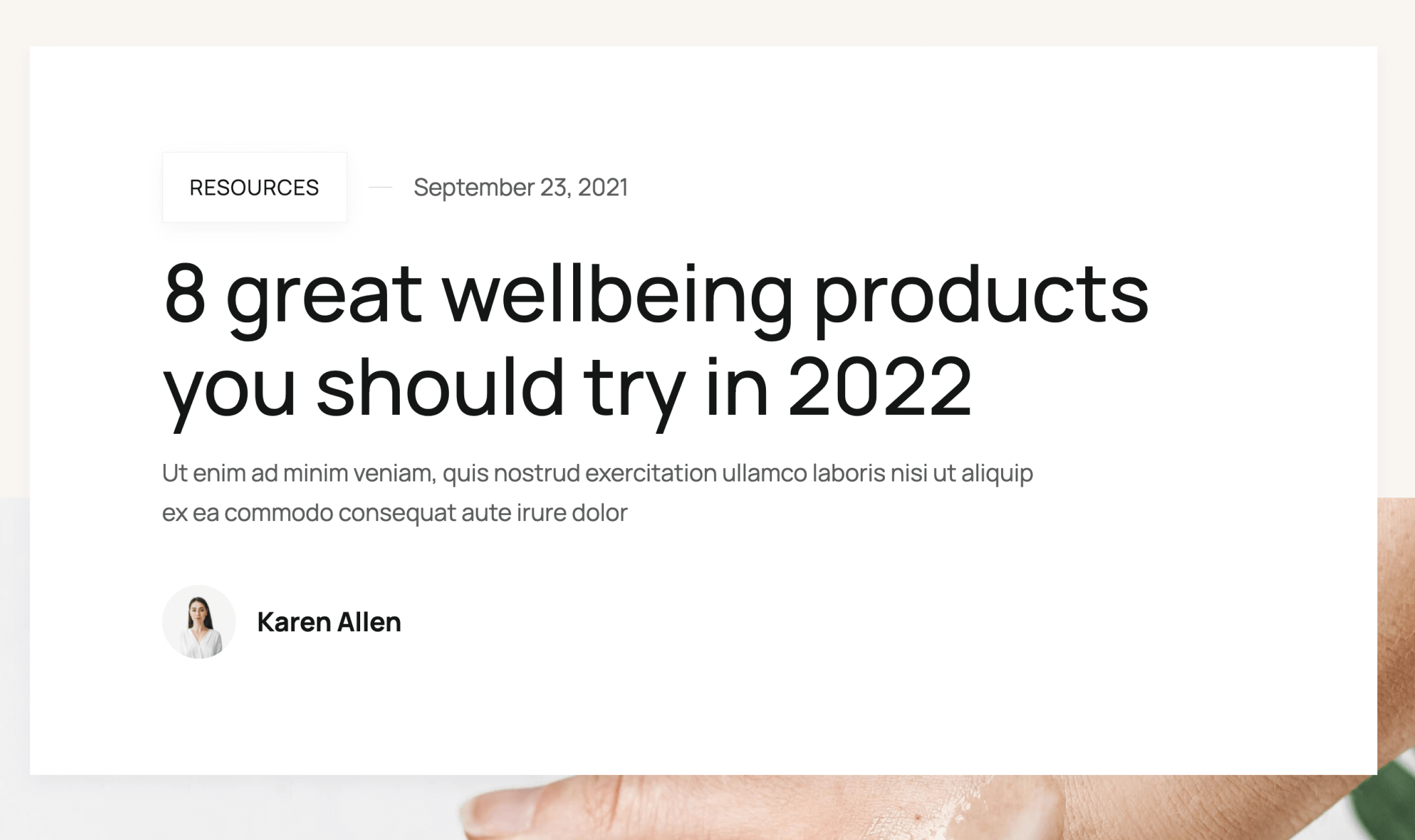 CMS Page - Healthful X Webflow Template