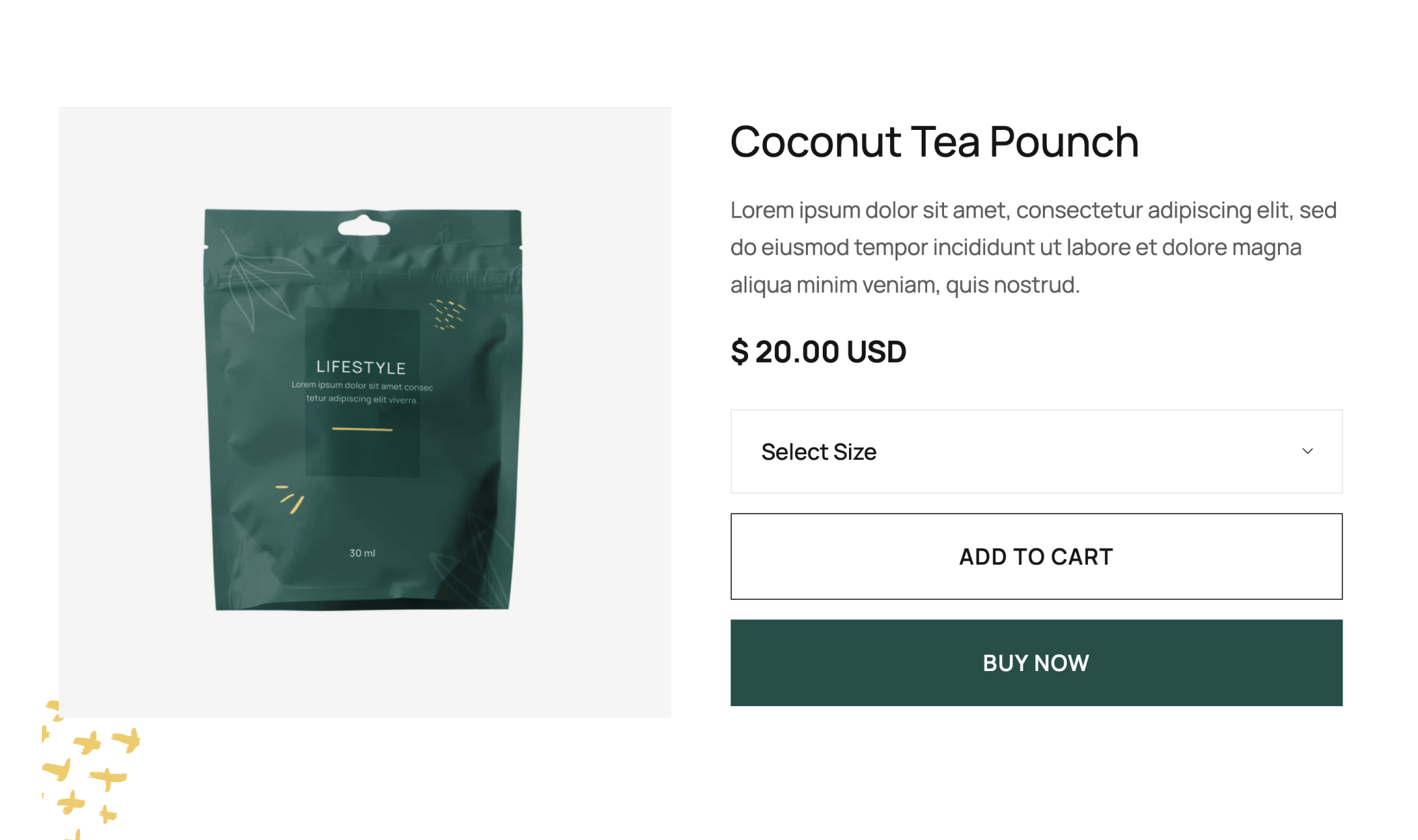 eCommerce Product - Healthful X Webflow Template